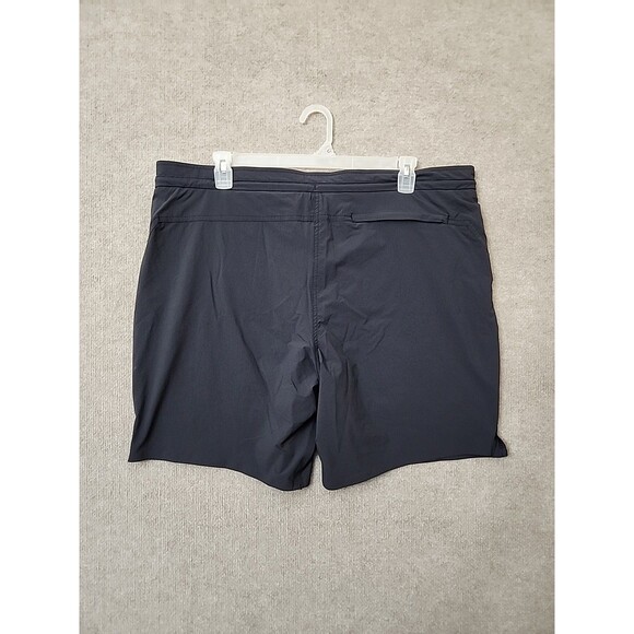 Duluth Trading Cannonball Hybrid 9" Shorts Mens 42 Black Armachillo Liner - Picture 5 of 10